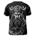 thumbnail image 3 of Viking Valhalla Odin God Norse Mythology Tribal Pattern 3D T-Shirt S-5XL, 3 of 4