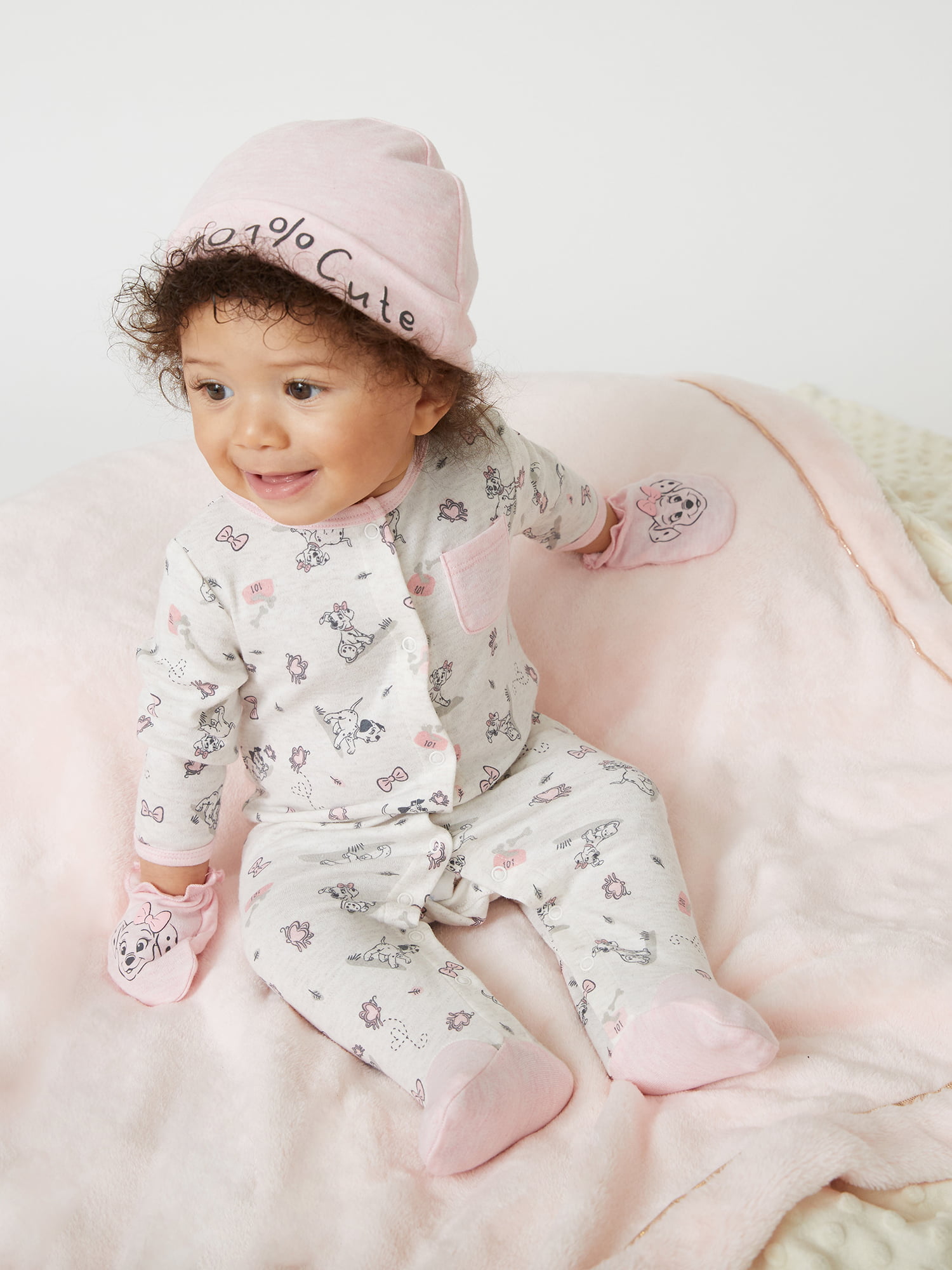 Disney Baby Girls 101 Dalmatians 2-Piece Pajama Set NWT Size 9M Kleding Meisjeskleding Babykleding voor meisjes Pyjamas & Badjassen 