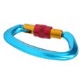 thumbnail image 4 of Mousqueton d'Escalade, Mousqueton Extérieur Grande Capacité de Charge Haute Résistance D-Ring Se Connecter Facilement pour la Randonnée pour l'Escalade pour le Camping Bleu, 4 of 8