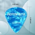 thumbnail image 3 of Paquete De 15 Púas De Guitarra Con Caja De Almacenamiento Organizadora 0,5 0,75 1,0 Mm Incluye Púas Finas De Grosor Medio Pesado Variedad De Púas De Celuloide Coloridas Para Bajo Guitarra Eléctrica Ac, 3 of 9