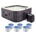 thumbnail image 1 of Intex PureSpa Plus Inflatable Spa & Type S1 Filter Cartridges (6 Pack), 1 of 12