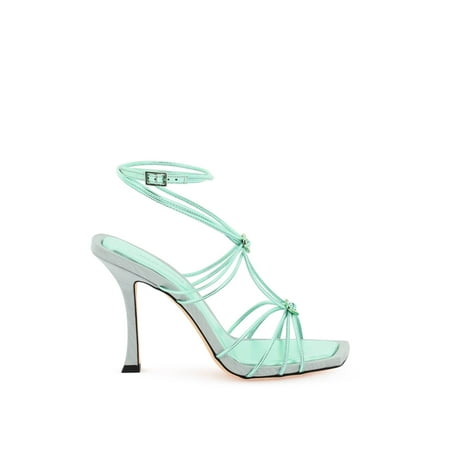 

Jimmy Choo Metallic Leather Indiya 100 Sandals Women