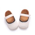 thumbnail image 4 of Yoyauz Baby Girl Mary Jane Shoes Anti Slip Rubber Sole Ballet Slippers Princess Dress Wedding Shoes Newborn Kids Shoes Toddler Shoes（0-12 Month）, 4 of 5