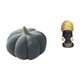 thumbnail image 1 of Almohadas de calabaza de Halloween de una mujer africana, estatua de mesa, adorno de peluche decorativo para sofá, escultura creativa para cama, dormi, 1 of 8