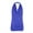 Blue, variant on Womens T Shirts Casual Women Fashion Solid Color V-Neck Halter Sleeveless T-Shirt Blouse Tops Women Shirts S(US:4)