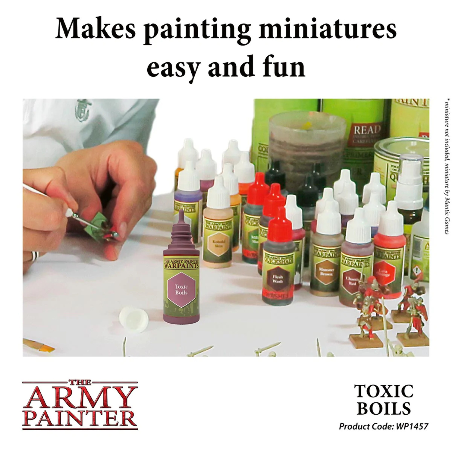 The Army Painter Warpaints: Toxic Boils (18 Ml) – Acrylfarbe Für Miniaturen, Effektfarbe Für Eiter & Gift