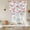 Peach Pink, variant on Pink Flamingo Balloon Curtains for Windows, Bedroom Curtains 54 Inch Length, Blue Summer Tropical Plants Leaves Tie Up Curtains Panels Thermal Insulated Bathroom Curtains Window 42"x54"
