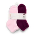 thumbnail image 2 of Joyspun Women's Cozy Ankle Socks, 6-Pack, Fits Shoe Sizes 4-10, 2 of 8