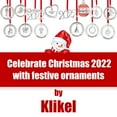 thumbnail image 6 of Klikel Christmas Ornament 2022 - 2022 Christmas Ornament Red Flat Ball - Keepsake Ornament 2022 - Ornament With Crystals - Dated Ornament - 2022 Ornament for Christmas Tree  Engraved Christmas 2022, 6 of 6