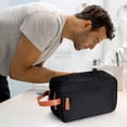 thumbnail image 3 of Ornament Storage Box Large Capacity Wash Bag Portable Storage Bag Foldable Hanging Men'S Travel Handbag, 3 of 5
