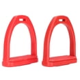 thumbnail image 3 of Stirrups, Étriers de Cheval Professionnel pour l'Équitation Rouge L, Rouge S, 3 of 8