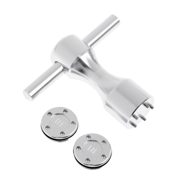 Herramienta de llave de aluminio ligero con 2 piezas 5-20 personalizados Tornillos para 5G Cola Pesos para putter de golf
