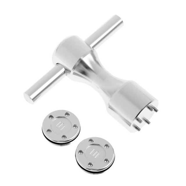 jinwen Aluminium Alloy Golf Putter Weight Wrench Tool with 2 Custom Weights (Approx. 5g