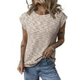 thumbnail image 1 of AJZIOJIRO T-Shirt d'Été Décontracté en Coton pour Femmes Manches Courtes Slim S-2TG, 1 of 9