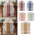 thumbnail image 3 of Isvgxsz Clearance Linen Table Cloth Rectangle Table Embroidered Tassel, Waterproof Burlap Tablecloth for Dining, Neutral Rustic Cream Table Cloth for Party Picnic Camping Barbecues, Oblong, 3 of 3