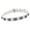 White, variant on Retro Skull Charm Leather Choker Soft PU Collar With Metal Punk Unisex Adjustable Necklace For Daily Wear