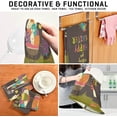 thumbnail image 4 of Easter Chicken Eggs Kitchen Tea Towels Set of 6 Absorbent Hand Dish Towels, Vintage Dishcloths Lint-Free 18x28 Inch Fast Drying for Cooking Baking Home Clean, 4 of 7