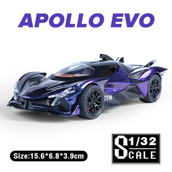 【Big Sale NEW】Scale 1/32 Apollo EVO Supercar Metal Cars Toys Diecast Alloy Car Model Gift for Boys Children Kids Toy Vehicles