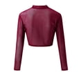 thumbnail image 6 of Baberdicy Shirts Women, Women Long Sleeve Seamless Arm Shaper Top Fashion Mesh Shirt Blouse Lady Shirt (  Red L ), 6 of 7
