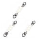 thumbnail image 1 of Sonducket 2 piezas de accesorios de cadena de perlas, correa de teléfono de perlas de imitación blanca , decoración del Día de San Valentín, gris 3Conjunto, 1 of 6