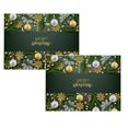 thumbnail image 1 of Oleegame 2 Pcs Sets de Table de Noël Rustiques Vintage Lavables, 1 of 4