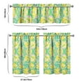thumbnail image 6 of Rustic Floral Print Curtains 36 Inch Short - 3 Panel Vintage Country Set with Bohemian Wildflowers, Rod Pocket Window Treatment for Farmhouse Decor, 6 of 6