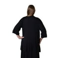 thumbnail image 4 of Women's Plus Size 3/4 Sleeve Open Shrug, 4 of 7
