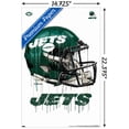 thumbnail image 3 of NFL New York Jets - Drip Helmet 20 Wall Poster, 14.725" x 22.375", 3 of 3