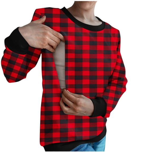 Women's Maternity Nursing Sweatshirt Long Sleeve Breastfeeding Top with Hidden Zip - Soft Fleece Postpartum Shirt