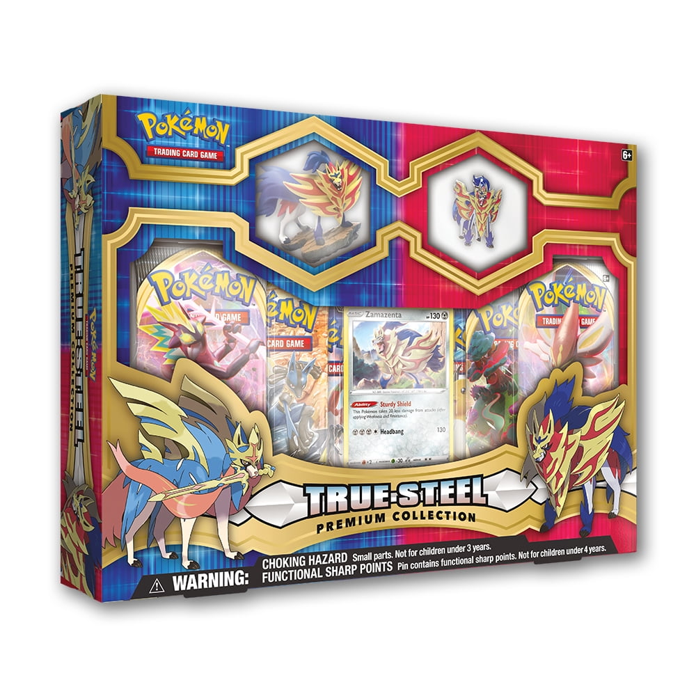 Pokemon Trading Card Game True Steel Premium Collection Featuring Zamazenta Walmart
