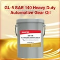 thumbnail image 2 of GL-5 SAE 140 Heavy Duty Automotive Gear Oil - 5 Gallon Pail (18L - 4.75 GAL), 2 of 4