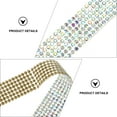 thumbnail image 6 of ONAPARTER Adhesive Drill Rhinestones Crystal Banding Belts Wraps Trim Mesh Diamond Trimming Ribbon Tape （As Shown）, 6 of 6