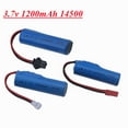 thumbnail image 2 of Batterie Rechargeable Li-ion 14500 3.7V 1200mAh pour Mini Voitures RC Bateaux Camions Acrobatiques, 2 of 7
