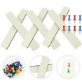 thumbnail image 4 of Shisuyan Office Bulletin Board Decorations Felt Pin Board White 1Set, 4 of 9