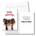 thumbnail image 1 of Tarjeta de cumpleaños divertida de 60 años para amantes de los perros Chihuahua de Allynn's, 1 of 7