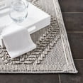 thumbnail image 5 of SAFAVIEH Global Michael Diamond Indoor/Outdoor Area Rug, Grey/Light Grey, 2'2" x 4', 5 of 9
