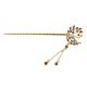 thumbnail image 2 of Pinza De Peinado Retro Yuyangstore Étnicos Borlas Racimo De Cristal Aleación Colorida Horquilla De La Vendimia, 2 of 8