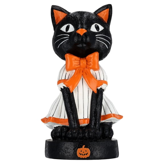 Resin Vintage Cat Decoration, Multicolor, 8.75", Halloween by Way To Celebrate