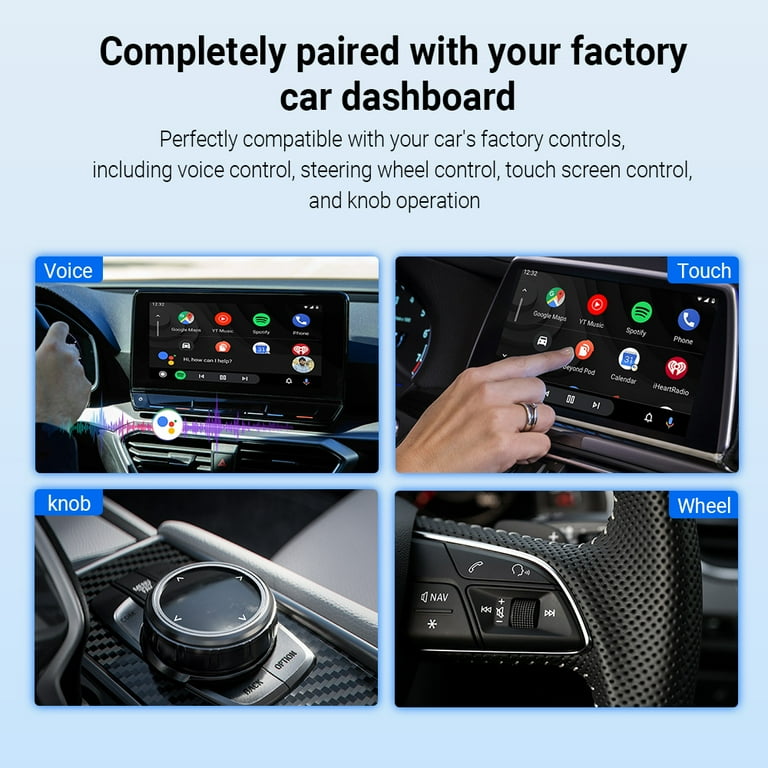 カーオーディオ ottocast Play2Video Pro Play2Video Wireless CarPlay/ Android Auto All-in-one Adapter