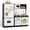 Black, variant on AILEEKISS Wood Kids Play Kitchen, Pretend Kitchen Playset for Children Age 3 Years up, Pink