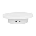 thumbnail image 3 of White Automatic 360° Rotating Display Turntable 3KG Load Bearing Electric Display Turntable Stand for Shop Diameter 15cm/6in, 3 of 5