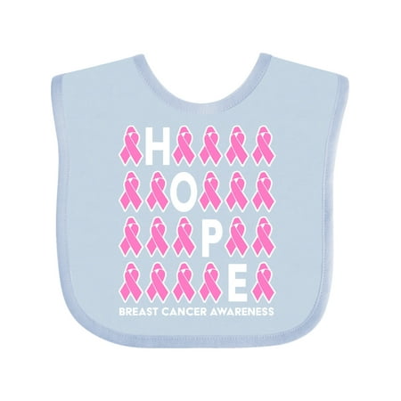 

Inktastic Hope- Breast Cancer Awareness Gift Baby Boy or Baby Girl Bib