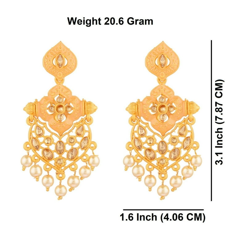 Peach Tassel Earrings with Celtic Knot Design Gold Tone Peach Tassel Earrings with Celtic Knot Design Gold Tone