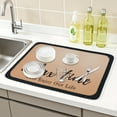 thumbnail image 2 of Unique Bargains Diatomaceous Coffee Bar Mat Quick Dry Dish Drying Mats Coffee 19.7*15.7 in, 2 of 7