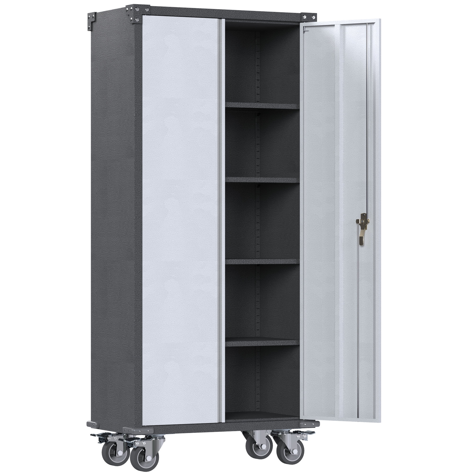 GangMei Metal Rolling Garage 71" Tall Industrial Storage