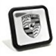 Porsche Cayenne Silver Tow Hitch Cover, Official Licensed