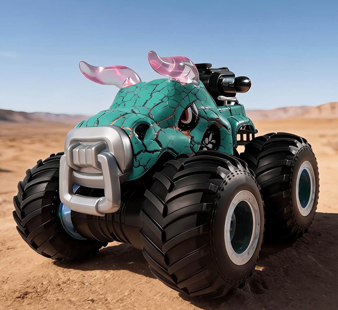 HNH Rc Monster Truck, 1:18 Scale All Terrain Remote Control Car for Kids 4-12 Years, 2 Batteries