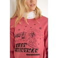 thumbnail image 2 of Surfing Koala Christmas Sweatshirt - Holiday Graphic Pullover, 2 of 4