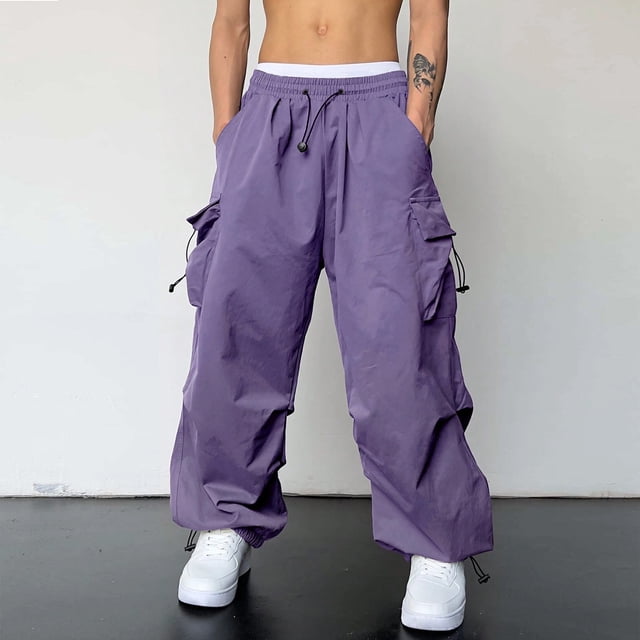 Men's Cargo Pants for Everyday Wear Workwear Trousers with Functional Pockets and Comfortable Fit