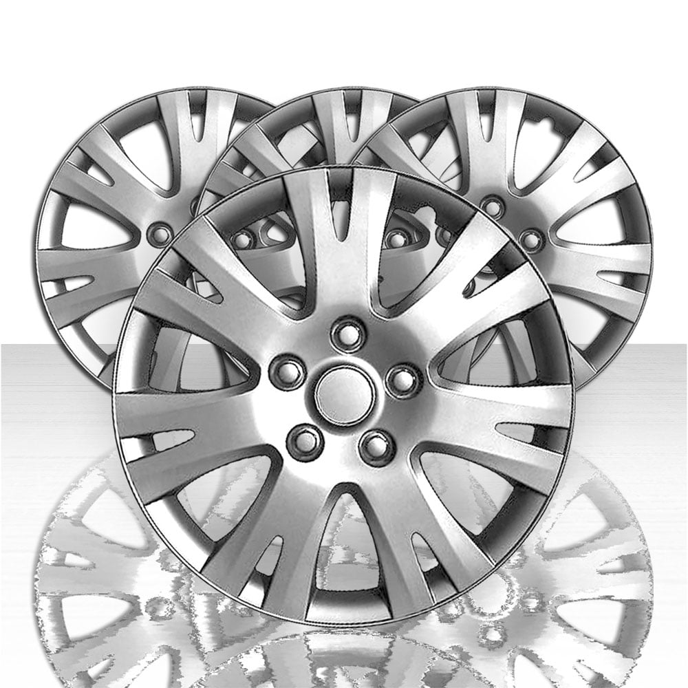 Set of 4 16" 7 Split Spoke Wheel Covers for 20092013 Mazda 6 Silver